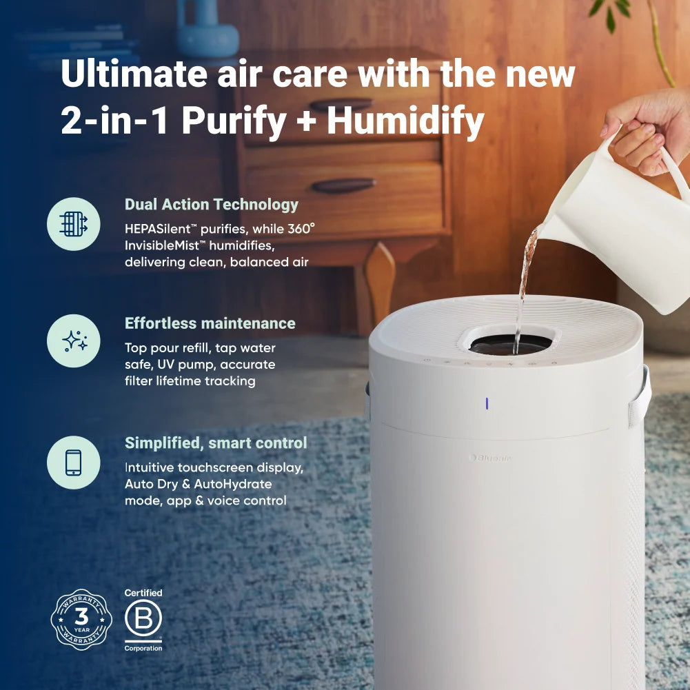 2-In-1 Purify + Humidify