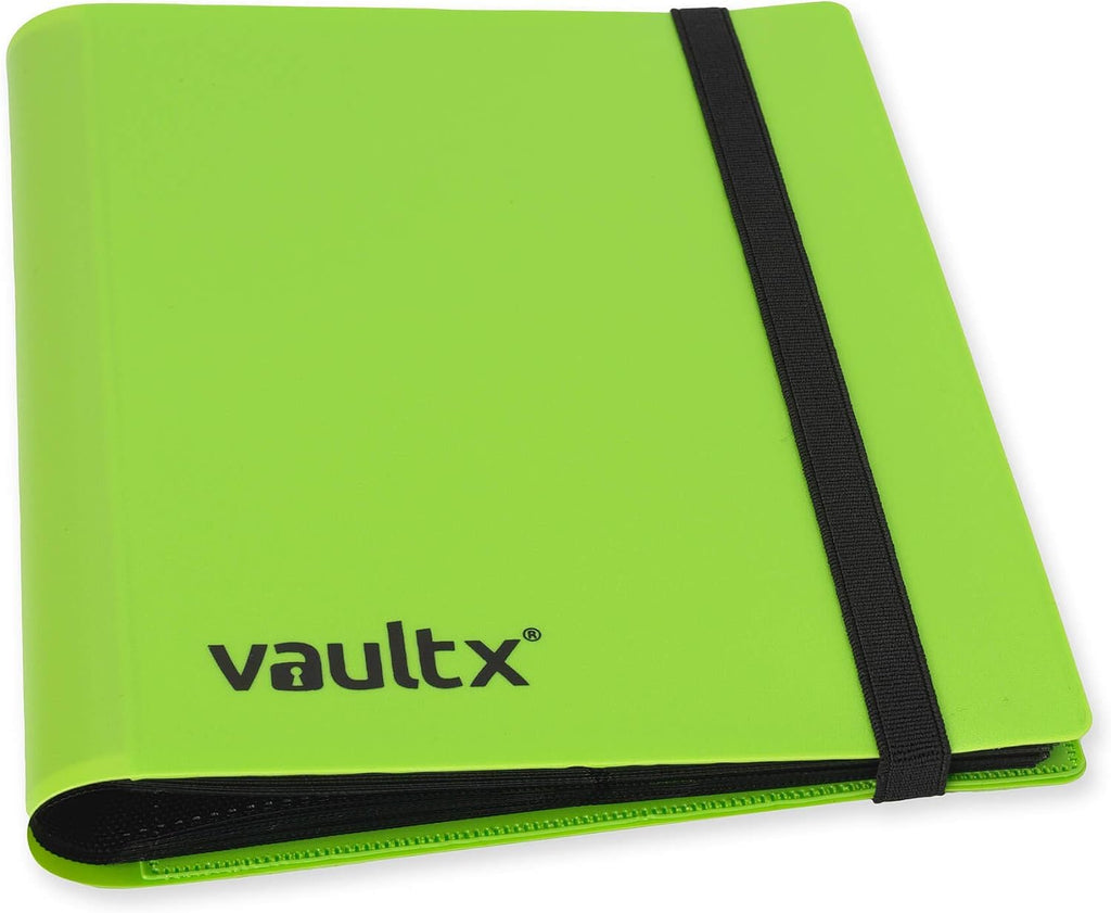 4 Pocket Strap Trading Card Binder 160 Cards Side Loading (Green)